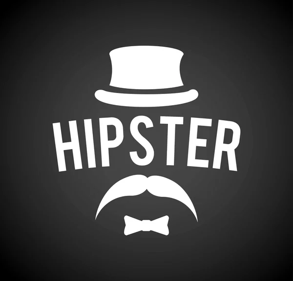 Hipster diseño, ilustración vectorial . — Archivo Imágenes Vectoriales