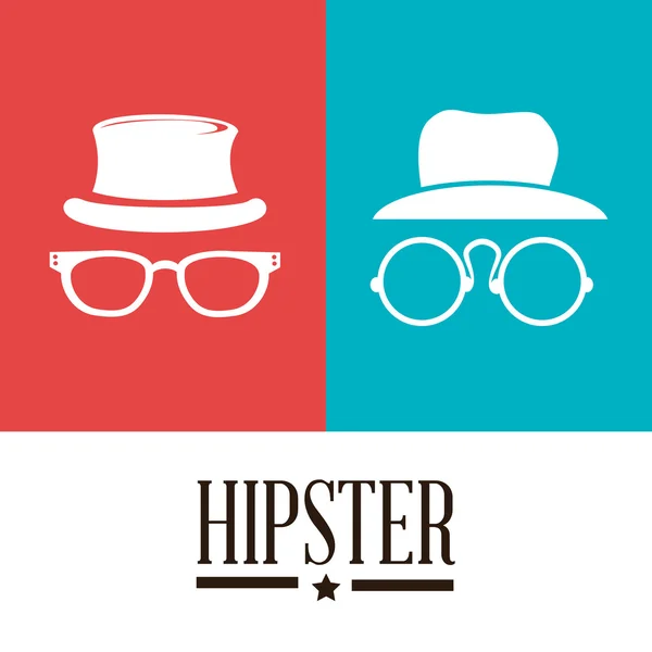 Hipster ontwerp, vectorillustratie. — Stockvector