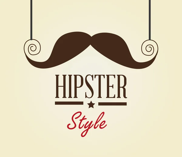 Hipster-Design, Vektorillustration. — Stockvektor