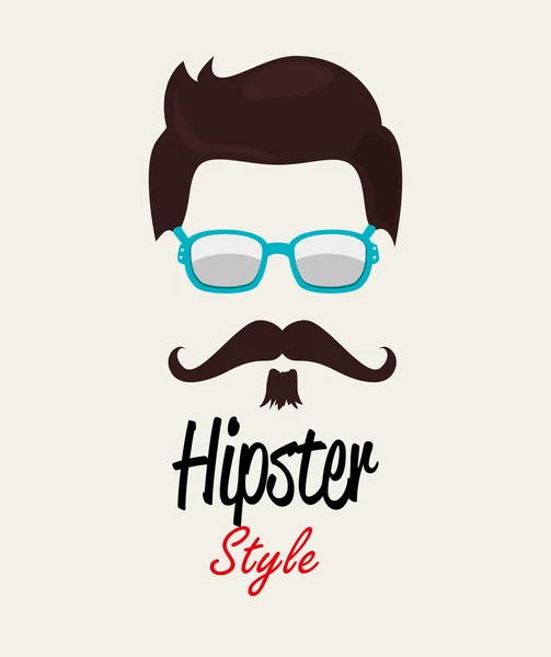 Conception Hipster, illustration vectorielle . — Image vectorielle