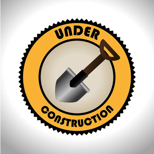 Construction design, vector illustration. — Stock Vector