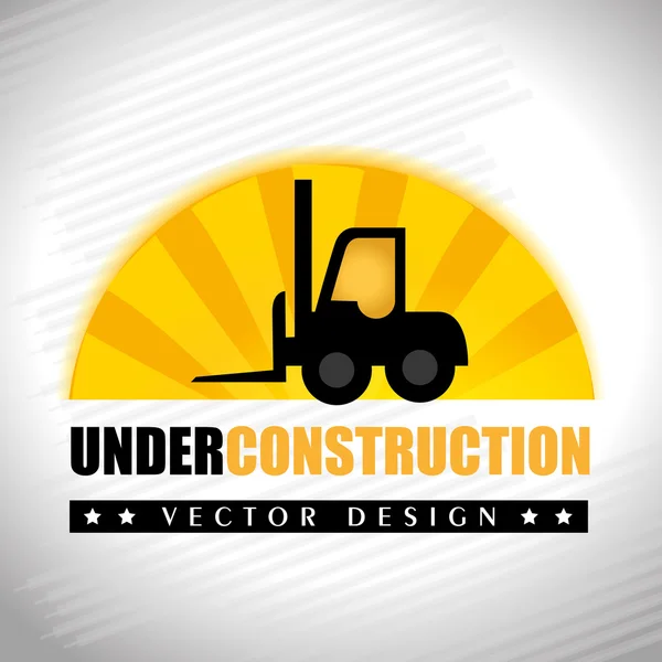 Construction design, vector illustration. — Stock Vector