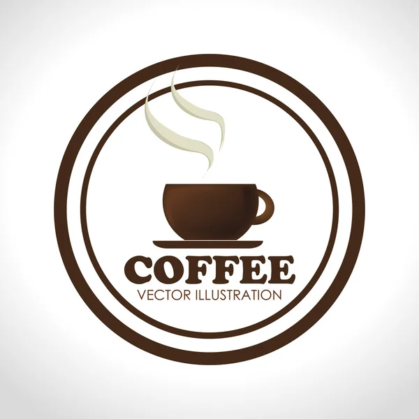 Diseño del café, ilustración vectorial . — Archivo Imágenes Vectoriales