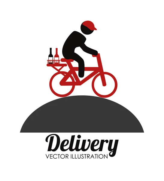 Diseño de entrega, ilustración vectorial . — Vector de stock