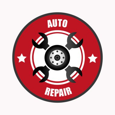 Garage design, vector illustration.