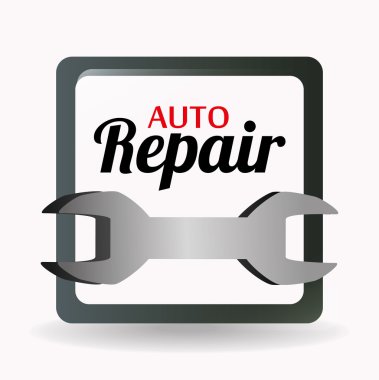 Garage design, vector illustration.