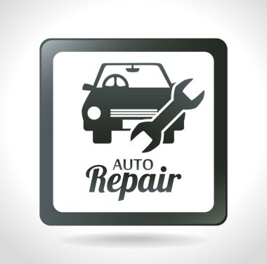 Garage design, vector illustration.