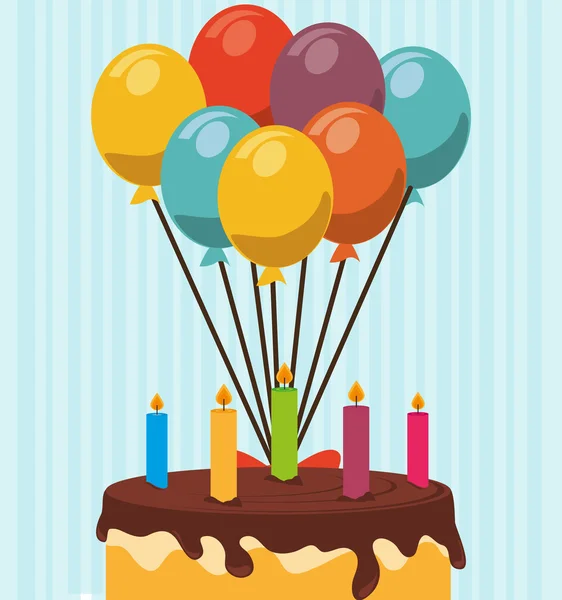 Birthday design, vector illustration. — Stock Vector