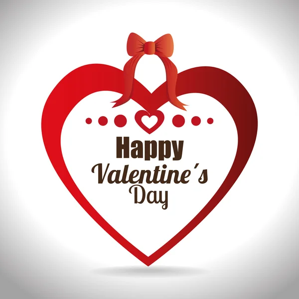 Valentines day, vector illustration. — Stock Vector