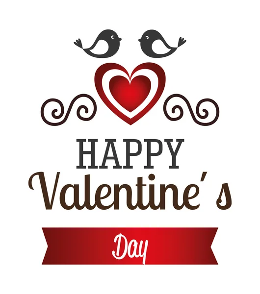 Valentines day, vector illustration. — Stock Vector