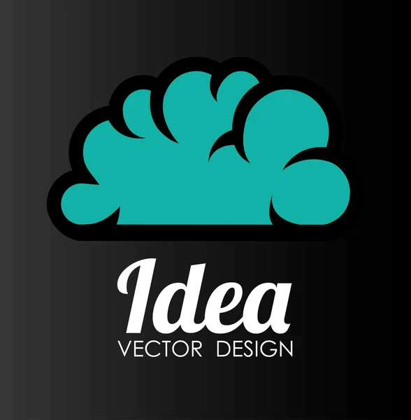 Design de ideias, ilustração vetorial . — Vetor de Stock