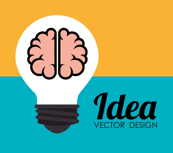 Ideas design, vector illustration. — 스톡 벡터