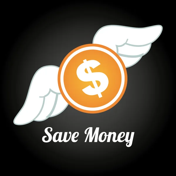 Geld sparen — Stockvektor