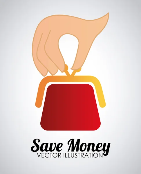 Save money — Stock Vector