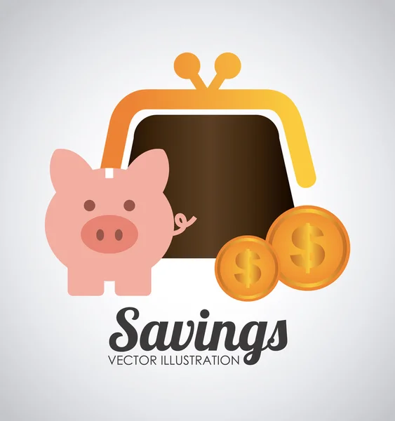 Save money — Stock Vector