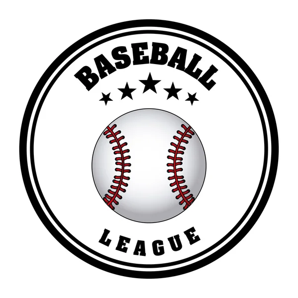 Jeu de baseball — Image vectorielle