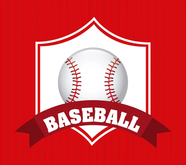 Beyzbol oyunu — Stok Vektör