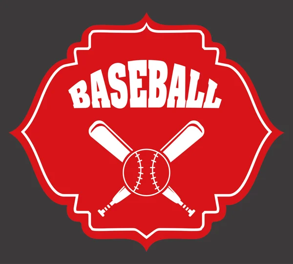 Jeu de baseball — Image vectorielle