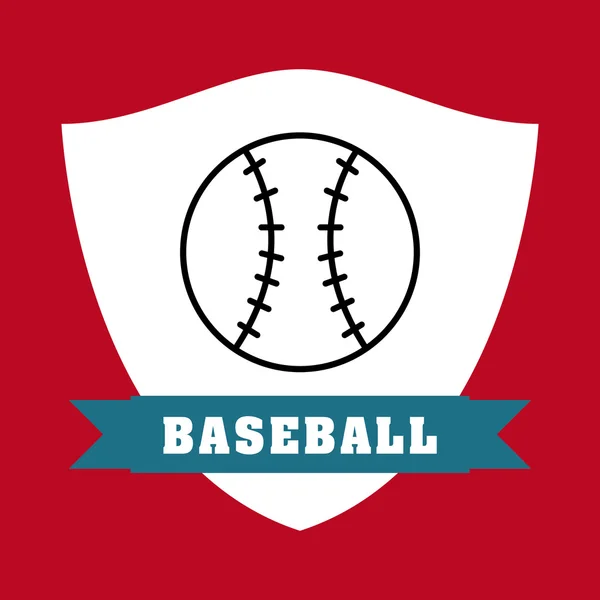 Jeu de baseball — Image vectorielle