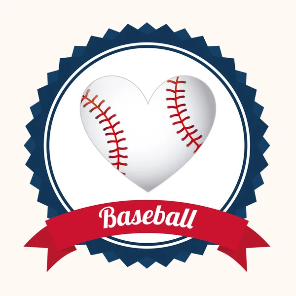 Jeu de baseball — Image vectorielle