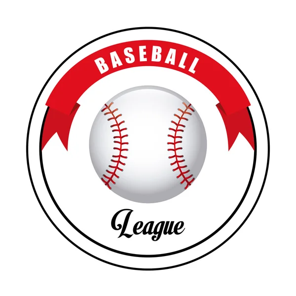 Gioco di baseball — Vettoriale Stock