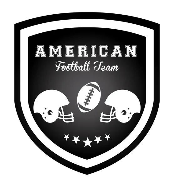 Amerikan Futbolu — Stok Vektör