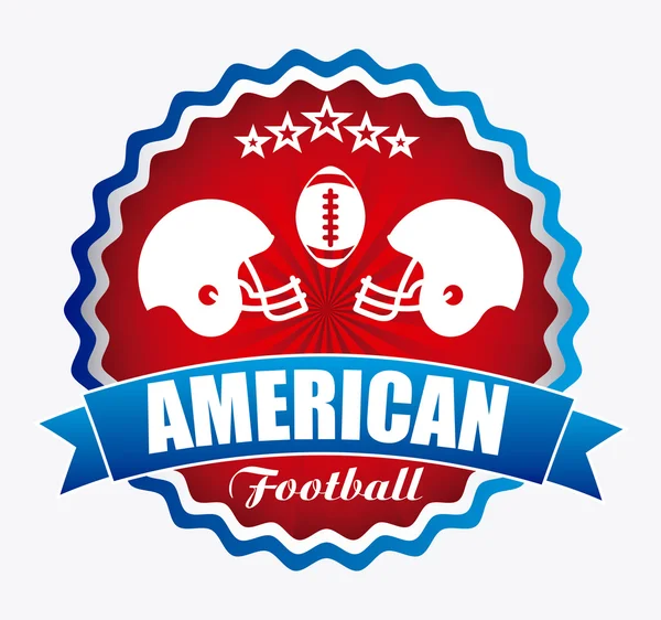 Amerikanischer Fußball — Stockvektor