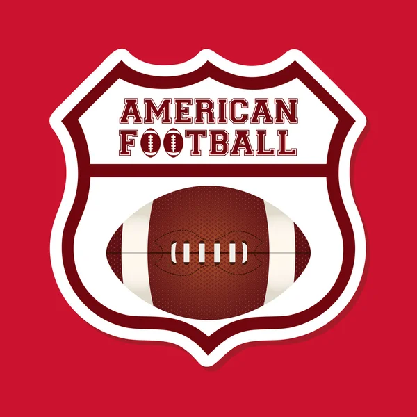 American football — Stock Vector