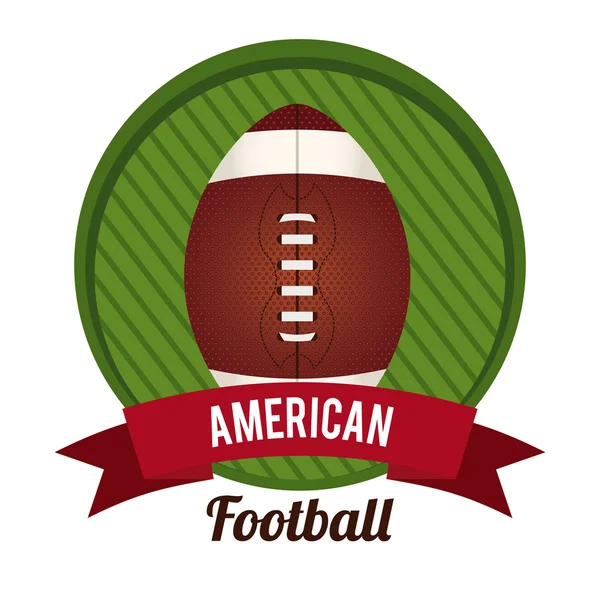 American football — Stock Vector