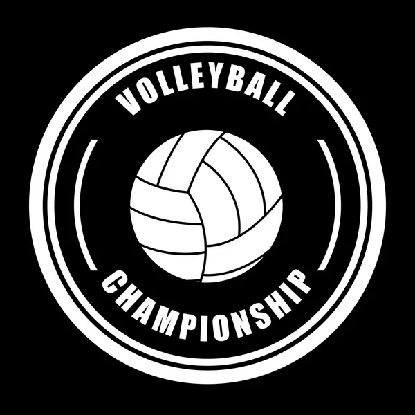 Pallavolo palla — Vettoriale Stock