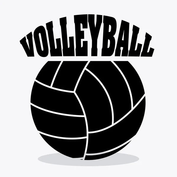 Balle de volley — Image vectorielle