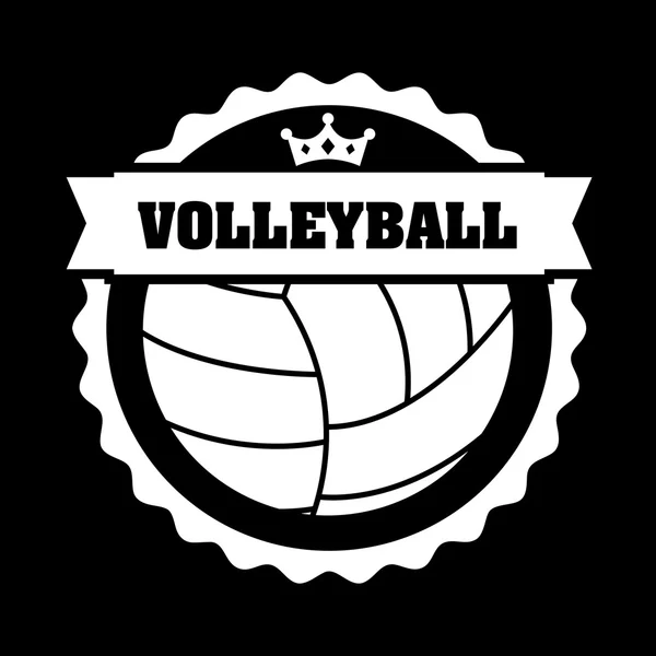 Pallavolo palla — Vettoriale Stock