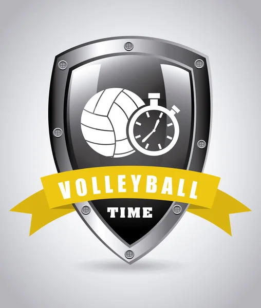 Bola de voleibol — Vector de stock