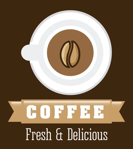 Delicioso café — Vector de stock