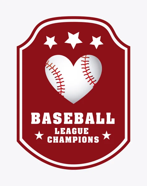 Conception de baseball — Image vectorielle