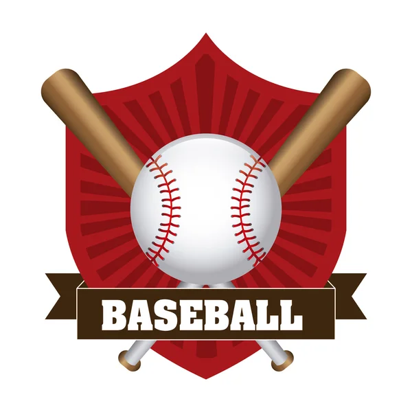 Design baseball — Vettoriale Stock