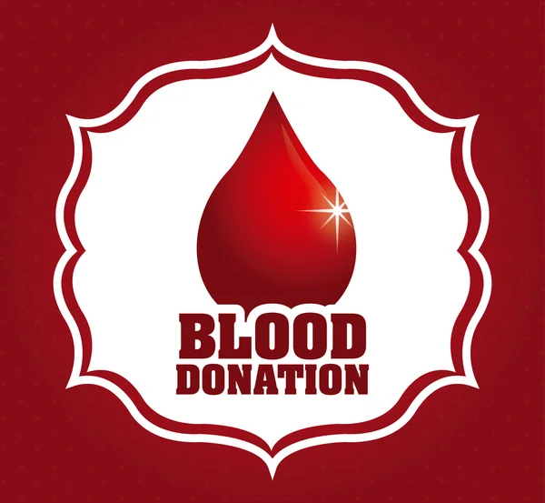 Donate blood — Stock Vector