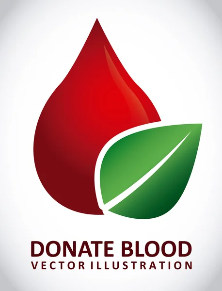 Donar sangre — Vector de stock