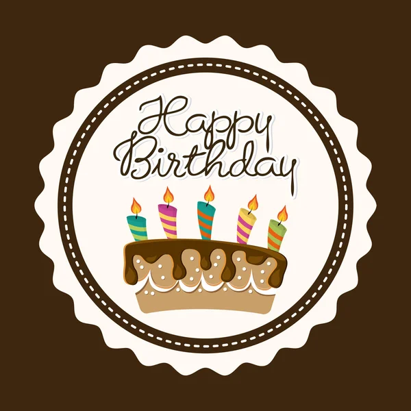 Happy birthday — Stock Vector