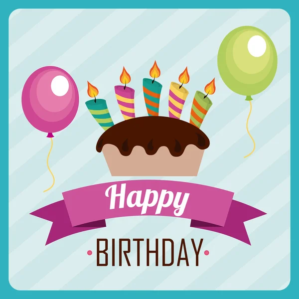 Happy birthday — Stock Vector