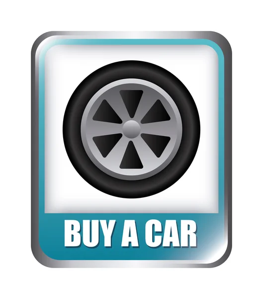 Acheter une voiture — Image vectorielle