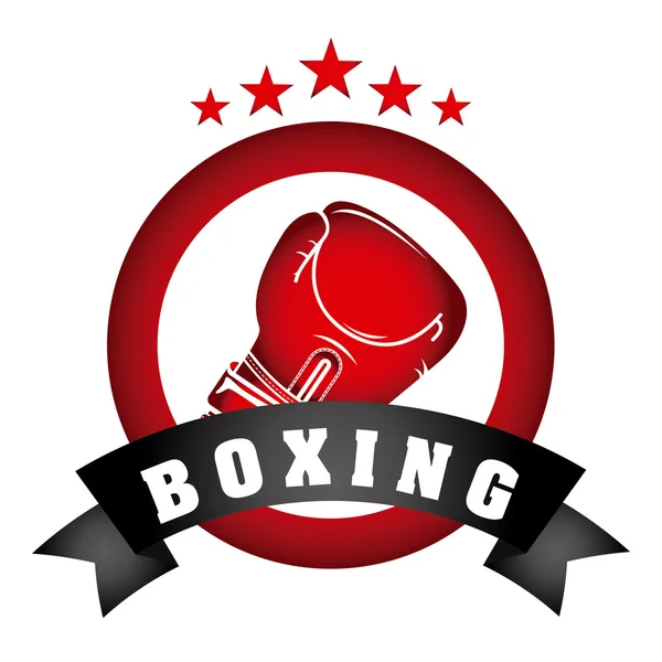 Boxing sport — Stock Vector