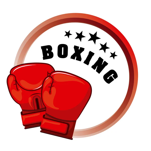 Boxning sport — Stock vektor