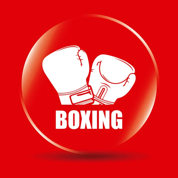 Boxeo deporte — Vector de stock