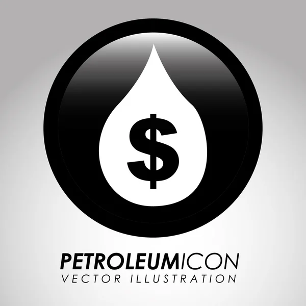 Icono del petróleo — Archivo Imágenes Vectoriales