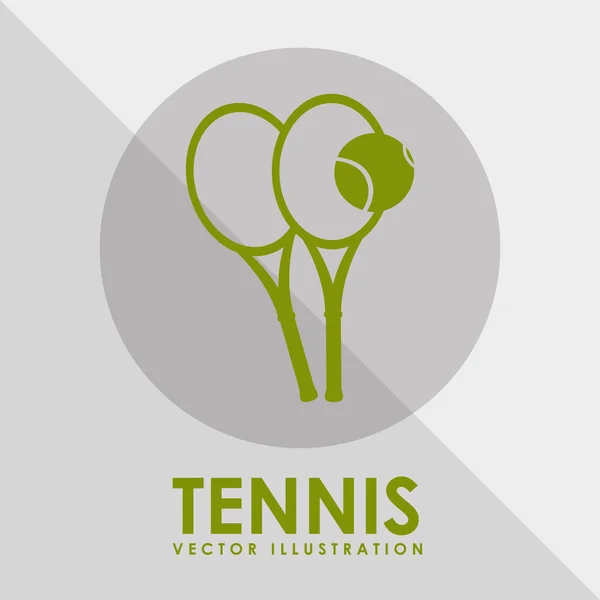 Tennis game design — Stock Vector