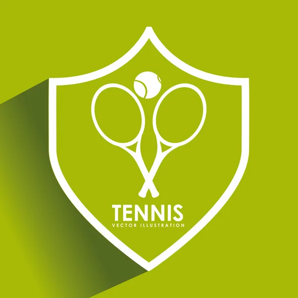 Conception de jeu de tennis — Image vectorielle