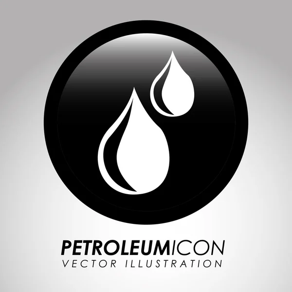 Icono del petróleo — Archivo Imágenes Vectoriales