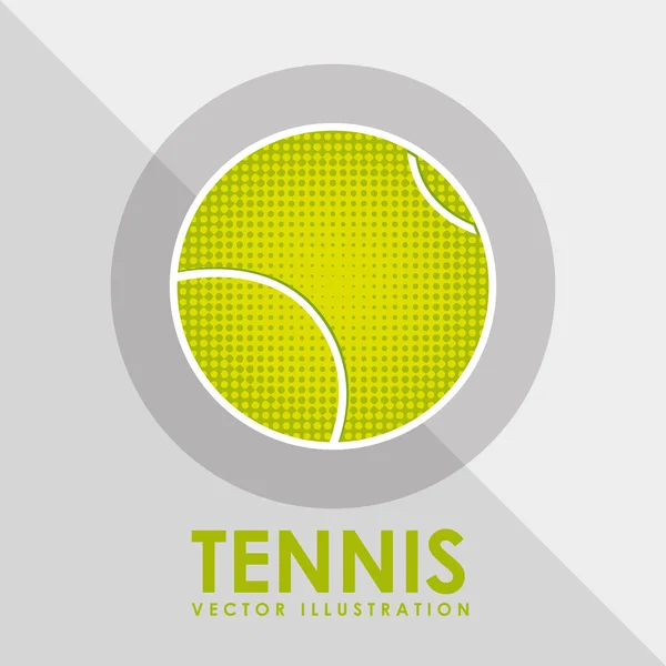 Design des Tennisspiels — Stockvektor