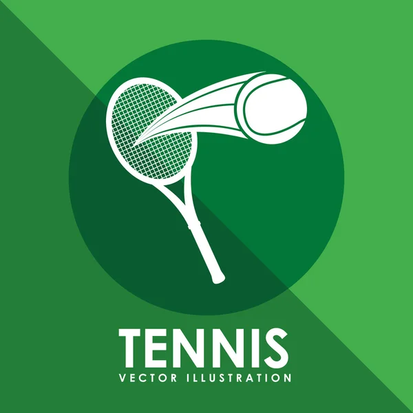 Conception de jeu de tennis — Image vectorielle